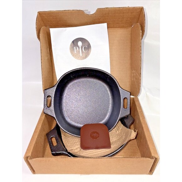 Pampered Chef 5.5" Cast Iron Skillet Set USA 100250 2020 - Picture 1 of 7